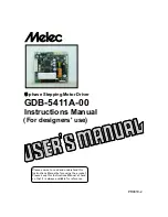 Melec 5411a User Manual предпросмотр