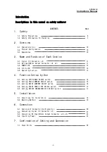 Preview for 4 page of Melec ADB-2640U Instruction Manual