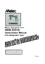Melec ADB-5331A User Manual предпросмотр