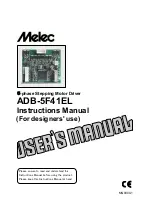 Предварительный просмотр 1 страницы Melec ADB-5F41EL Instruction Manual