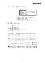 Предварительный просмотр 17 страницы Melec DB-2310/B32 Instruction Manual