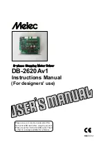 Предварительный просмотр 1 страницы Melec DB-2620Av1 Instruction Manual