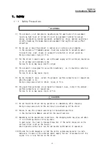 Предварительный просмотр 6 страницы Melec DB-2620Av1 Instruction Manual