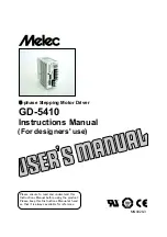 Предварительный просмотр 1 страницы Melec GD-5410 Instruction Manual