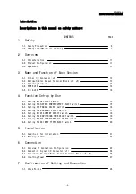 Предварительный просмотр 4 страницы Melec GD-5510 -01 Instruction Manual