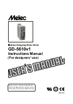 Preview for 1 page of Melec GD-5610v1 Instruction Manual