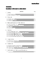Preview for 4 page of Melec GDB-5F40 Instruction Manual