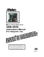 Preview for 1 page of Melec GDB-5K50 Instruction Manual