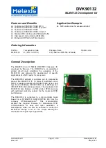 Предварительный просмотр 1 страницы Melexis DVK90132 User Manual