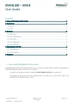 Preview for 1 page of Melexis DVK91220-SOIC8 User Manual