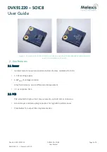 Preview for 2 page of Melexis DVK91220-SOIC8 User Manual