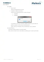 Предварительный просмотр 7 страницы Melexis EVB90632 User Manual