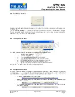 Предварительный просмотр 9 страницы Melexis MLX71122 Programming Software Manual