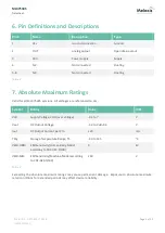 Preview for 4 page of Melexis MLX75305 General Description Manual