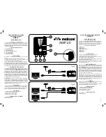 Предварительный просмотр 1 страницы MELICONI AMP 20 User Instructions
