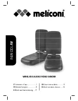 MELICONI AV 100 MINI User Instructions preview