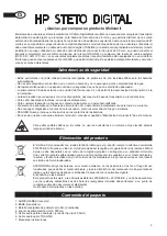 Предварительный просмотр 11 страницы MELICONI HP STETO Instruction Manual