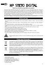 Предварительный просмотр 15 страницы MELICONI HP STETO Instruction Manual