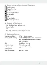 Preview for 7 page of MELINERA 100 LED SOLAR FAIRY LIGHTS 2X5M Assembly, Operating And Safety Instructions