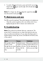 Preview for 12 page of MELINERA 100 LED SOLAR FAIRY LIGHTS 2X5M Assembly, Operating And Safety Instructions