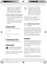 Preview for 8 page of MELINERA 100676 Operation And Safety Notes