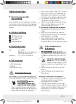 Preview for 13 page of MELINERA 100676 Operation And Safety Notes