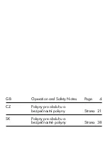 Предварительный просмотр 2 страницы MELINERA 100847-14-01 Operation And Safety Notes