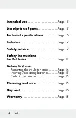 Предварительный просмотр 4 страницы MELINERA 100847-14-01 Operation And Safety Notes