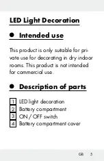 Предварительный просмотр 5 страницы MELINERA 100847-14-01 Operation And Safety Notes