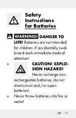 Предварительный просмотр 11 страницы MELINERA 100847-14-01 Operation And Safety Notes