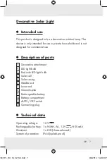 Preview for 7 page of MELINERA 102935-14-01 Operation And Safety Notes