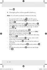 Preview for 12 page of MELINERA 102935-14-01 Operation And Safety Notes