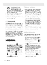 Preview for 8 page of MELINERA 10345A Operation And Safety Notes