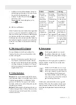 Preview for 9 page of MELINERA 10345A Operation And Safety Notes