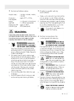 Preview for 25 page of MELINERA 10345A Operation And Safety Notes