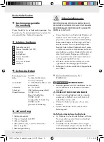 Предварительный просмотр 20 страницы MELINERA 103581-14-01 Operation And Safety Notes