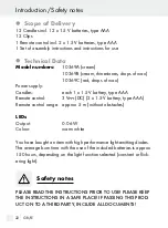 Предварительный просмотр 21 страницы MELINERA 10369A Assembly, Operating And Safety Instructions