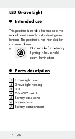 Предварительный просмотр 6 страницы MELINERA 113337 Operation And Safety Notes