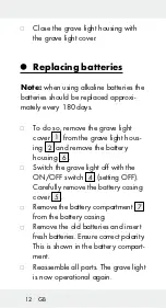 Предварительный просмотр 12 страницы MELINERA 113337 Operation And Safety Notes