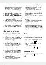 Preview for 6 page of MELINERA 113354-14-01 Operation And Safety Notes