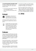 Preview for 7 page of MELINERA 113354-14-01 Operation And Safety Notes