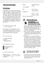 Preview for 16 page of MELINERA 273673 Operation And Safety Notes