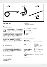 Предварительный просмотр 3 страницы MELINERA 273676 Operation And Safety Notes