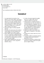 Предварительный просмотр 13 страницы MELINERA 273676 Operation And Safety Notes