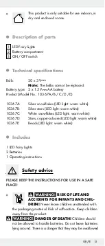 Предварительный просмотр 15 страницы MELINERA 273694 Operation And Safety Notes