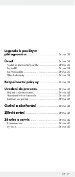 Предварительный просмотр 37 страницы MELINERA 273694 Operation And Safety Notes