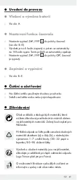 Предварительный просмотр 41 страницы MELINERA 273694 Operation And Safety Notes