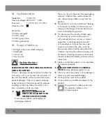 Preview for 10 page of MELINERA 276296 User Manual And Safety Instructions