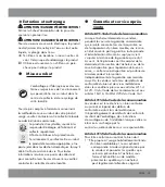 Preview for 17 page of MELINERA 276296 User Manual And Safety Instructions