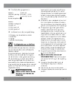 Preview for 21 page of MELINERA 276296 User Manual And Safety Instructions